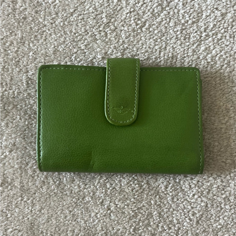 Green Leather Wallet